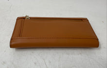Load image into Gallery viewer, Guess Womens Brown Leather Card Holder Fold Over Snap Tri-Fold Wallet
