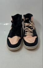Load image into Gallery viewer, Nike Boys Air Jordan 1 Retro High OG Black Pink Lace-Up Sneaker Shoes Size 7Y
