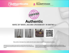 Load image into Gallery viewer, Authentic Marc By Marc Jacobs Womens Classic Q Percy Gray Crossbody Bag Stained
