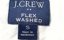 Load image into Gallery viewer, J.Crew Mens White Long Sleeve Collared Flex Washed Button-Up Shirt Size Small
