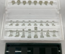 Load image into Gallery viewer, Pavilion Limited Glass Chess Set Clear Frosted Elegant Collectible Board Game
