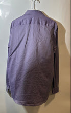 Load image into Gallery viewer, Michael Kors Mens Purple Slim Fit Long Sleeve Dress Shirt Size L 16.5 34/35
