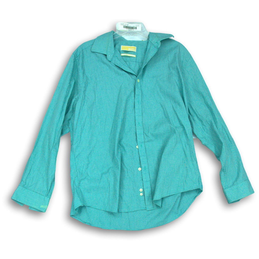 Michael Kors Mens Shirt Green Size XL