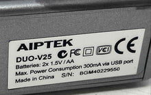 Load image into Gallery viewer, Aiptek DUO-V25 Silver Classic Video Recorder Pocket Camcorder Not Tested
