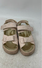 Load image into Gallery viewer, Cherie Girls Pink Leather Open Toe Hook And Loop Sports Sandals Size 32
