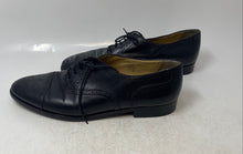 Load image into Gallery viewer, Cole Haan Mens Black Lace-Up Wingtip Oxford Dress Shoes Size 9D
