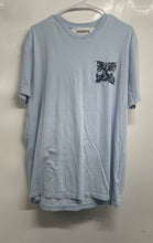 Load image into Gallery viewer, Express Mens Light Blue Pima Cotton Short Sleeve Crew Neck Pullover T-Shirt Sz L
