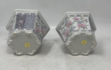 Load image into Gallery viewer, Vintage F.T.D. Ceramic White Floral Especially For You Vase Lot Of 2 Pieces
