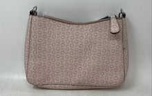 Load image into Gallery viewer, Guess Womens Pink Monogram Print Zipper Inner Divider Shoulder Handbag

