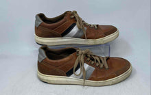 Load image into Gallery viewer, Renzo Costa Mens Brown Navy Blue White Low Top Sneakers Shoes Size EUR 41
