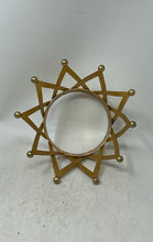 Load image into Gallery viewer, Golden Tone Decorative Criss Cross Lattice Design Collectible Crown Figurine
