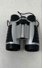 Load image into Gallery viewer, Silver Black Rubber Grip Neck Wide Strap Coated Optics Hunting Binoculars
