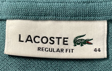 Load image into Gallery viewer, Lacoste Mens Green Cotton Regular Fit Short Sleeve Collared Polo Shirt Size 44

