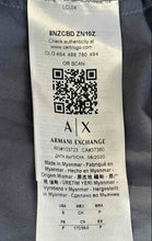 Load image into Gallery viewer, Armani Exchange Mens Blue Slim Fit Long Sleeve Button-Up Shirt Size Small
