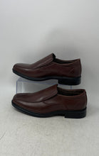 Load image into Gallery viewer, Alpine Swiss Mens Classic S197 Brown Leather Slip-On Loafers Shoes Size 7
