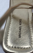 Load image into Gallery viewer, Michael Kors Womens Lena Yellow Gold Tone Open Toe Strappy Sandals Size 8.5M
