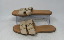 Load image into Gallery viewer, Ilaria Sartori Womens Brown Leather Open Toe Slip-On Slide Sandals Size 7.5M
