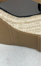 Load image into Gallery viewer, Steve Madden Womens Black Beige Platform Espadrille Sandals Size 10
