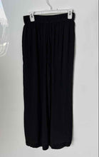 Load image into Gallery viewer, NT By Amati Womens Black Elastic Waist Pull-On Casual Wide Leg Pants No Size
