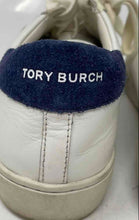 Load image into Gallery viewer, Authentic Tory Burch Womens White Leather Lace-Up Sneakers Shoes Size 7.5 M
