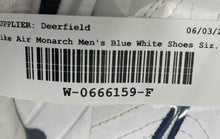 Load image into Gallery viewer, Nike Mens Air Monarch IV 415445-102 Blue White Lace-Up Sneaker Shoes Size 6.5
