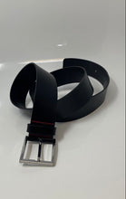 Load image into Gallery viewer, Hugo Boss Mens Giaspo SZ40 Black Leather Adjustable Buckle Dress Belt Size 95-36
