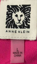 Load image into Gallery viewer, Anne Klein Womens Pink Short Sleeve 1/4 Zip Notch Neck Popover Blouse Top Size L
