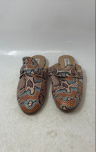 Load image into Gallery viewer, Steve Madden Womens Kori Brown Blue Leather Slip-On Mule Sandals Size 8
