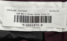 Load image into Gallery viewer, H&amp;M Mens Brown Stretch Pockets Skinny Leg Dress Pants Size 32
