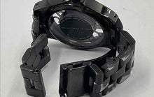 Load image into Gallery viewer, Authentic Marc Jacobs Henry Skeleton Women's Black Watch With Glitter Letters
