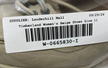 Load image into Gallery viewer, Timberland Womens Beige Leather Slip-On Wedge Pump Heels Size 11
