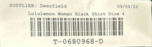 Load image into Gallery viewer, Lululemon Womens Black Scoop Neck Wide Strap Crossback Tank Top Size 4
