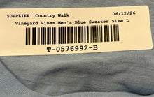 Load image into Gallery viewer, Vineyard Vines Mens Blue Long Sleeve Crew-Neck Pullover T-Shirt Size L
