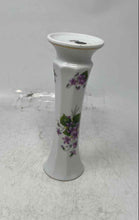 Load image into Gallery viewer, Gloria White Floral Print Fine Porcelain Home Decorative Collectible Table Vase

