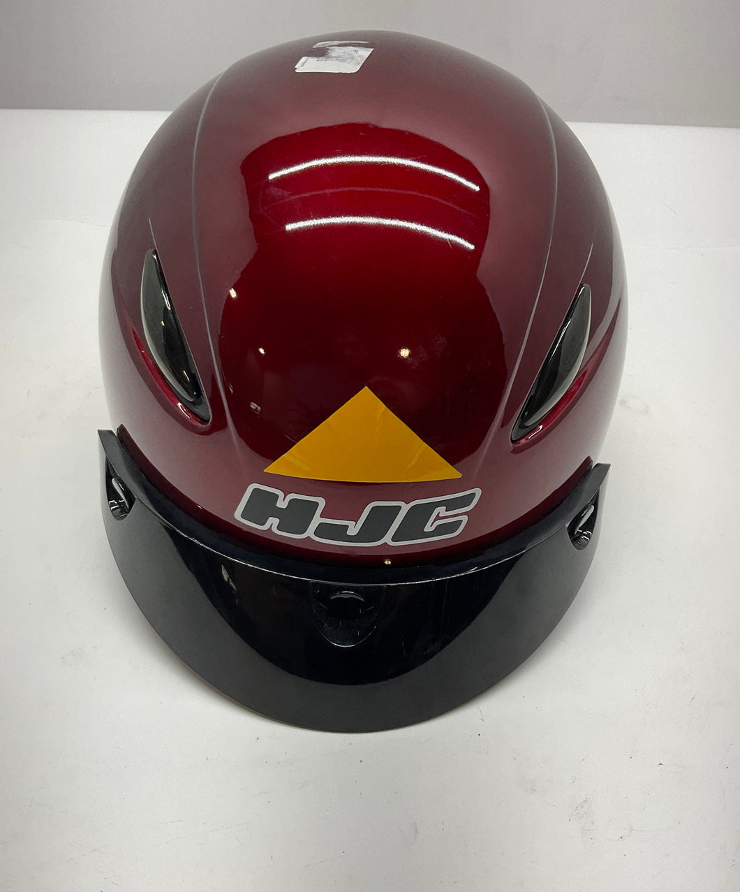 HJC CL-21M Red DOT Approved Chin Strap Open Face Motorcycle Helmet Size S