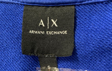 Load image into Gallery viewer, Armani Exchange Womens Blue Long Sleeve Full-Zip Jacket Size Small
