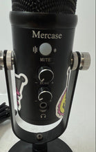 Load image into Gallery viewer, Mercase USB Condenser Microphone With Desktop Stand &amp; USB Cable Not Tested
