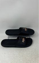 Load image into Gallery viewer, Puma Womens Black Gold Open Toe Slip-On Slide Sandals Size 8
