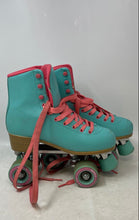 Load image into Gallery viewer, Impala Womens Sidewalk GM006 Aqua Blue Pink Lace-Up Roller Skates Size 8
