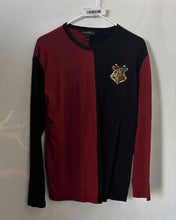 Load image into Gallery viewer, Harry Potter Womens Multicolor Colorblock Long Sleeve Crew Neck T-Shirt Size M
