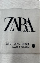 Load image into Gallery viewer, Zara Womens White Long Sleeve Collared One-Piece Jumpsuit Size L With Tag
