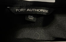 Load image into Gallery viewer, Port Authority Mens Black Long Sleeve Mock Neck Full-Zip Windbreaker Jacket 2XL
