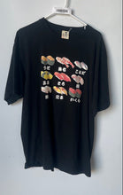 Load image into Gallery viewer, Unbranded Mens Black 3D Embossed Puff Print Sushi Graphic T-Shirt Size 3L
