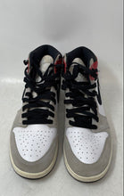 Load image into Gallery viewer, Nike Kids Air Jordan 1 Retro High OG Gray White Red Sneaker Shoes Size 7Y
