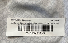 Load image into Gallery viewer, Alfani Mens Multicolor Floral Slim Fit Collared Dress Shirt Size 15-15 1/2 34/35

