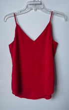 Load image into Gallery viewer, Express Womens Red Spaghetti Strap V-Neck Regular Fit Pullover Blouse Top Sz XS
