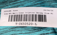 Load image into Gallery viewer, Nike Mens Green Heather Miami Dolphins Dri-Fit NFL T-Shirt Size XL
