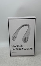 Load image into Gallery viewer, Model Leafless A8 White Portable Ventilation Hanging Neck Fan Not Tested
