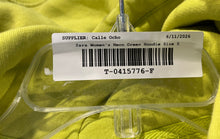 Load image into Gallery viewer, Zara Womens Neon Green Long Sleeve Pocket Pullover Hoodie Size Small

