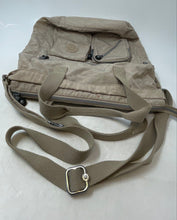 Load image into Gallery viewer, Kipling Womens Beige Charm Inner Pockets Adjustable Strap Crossbody Handbag
